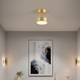 Kultainen kupari mini pyöreä kattovalo