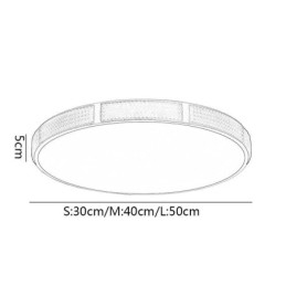 Uppoasennettavat kattovalaisimet pyöreät valaisimet, kolmivärinen himmennys