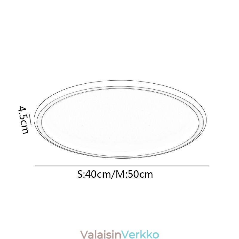 Uppoasennettavat kattovalaisimet pyöreät valaisimet, kolmivärinen himmennys