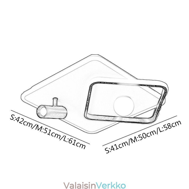 Uppoasennettava akryyli neliömäinen kattovalaisin
