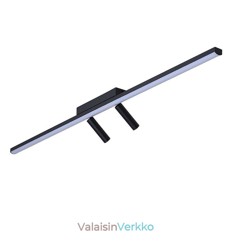Lineaarinen kattoon upotettava akryylikohdevalo