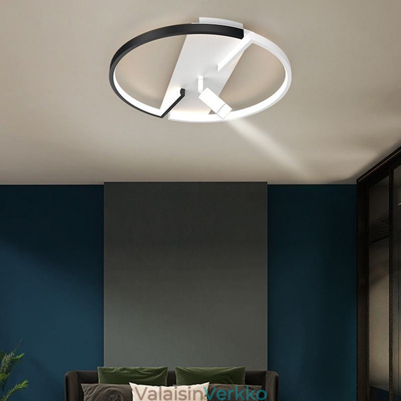 Kattovalaisin Mustavalkoinen Akryyli Valaisin Kohdevalo