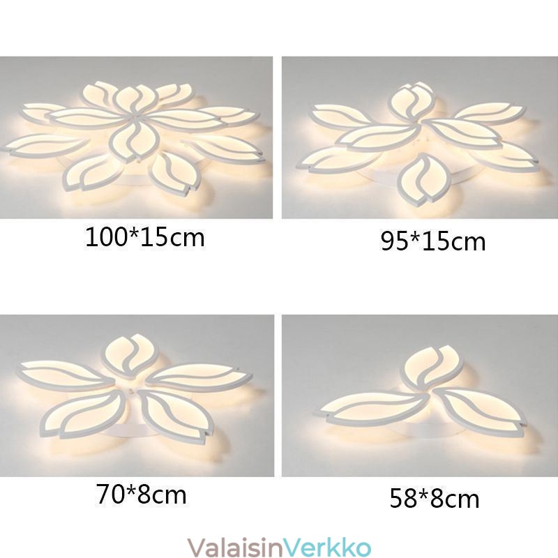 Akryylikukka upotettava kattovalaisin