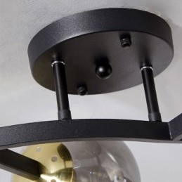 Moderni minimalistinen Branch uppoasennettu lasipallokattovalaisin