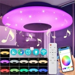Uppoasennettava koristelamppu Remote APP Ohjaus Bluetooth-musiikkikaiutinlamppua