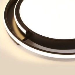 Moderni minimalistinen uppoasennettava kattovalaisin pyöreään kattoon