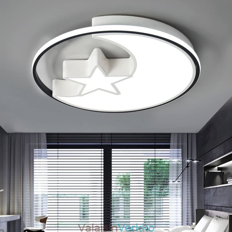 Moon & Star uppoasennettu kattovalo