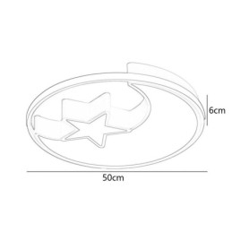 Moon & Star uppoasennettu kattovalo