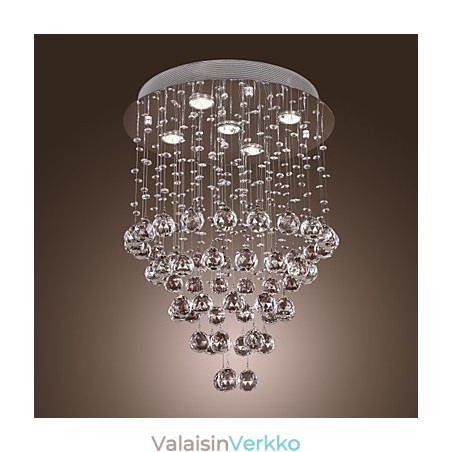 Kristallikruunu, jossa 5 valosokkia designia (K9 Crystal) Kristallikruunu, jossa 5 valosokkia designia (K9 Crystal)