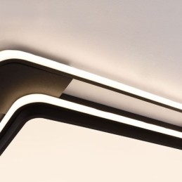 Moderni minimalistinen uppoasennusvalaisin neliön kattovalaisin