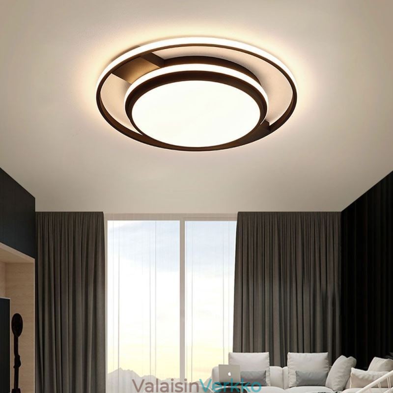 Moderni minimalistinen uppoasennusvalaisin pyöreä kattovalo