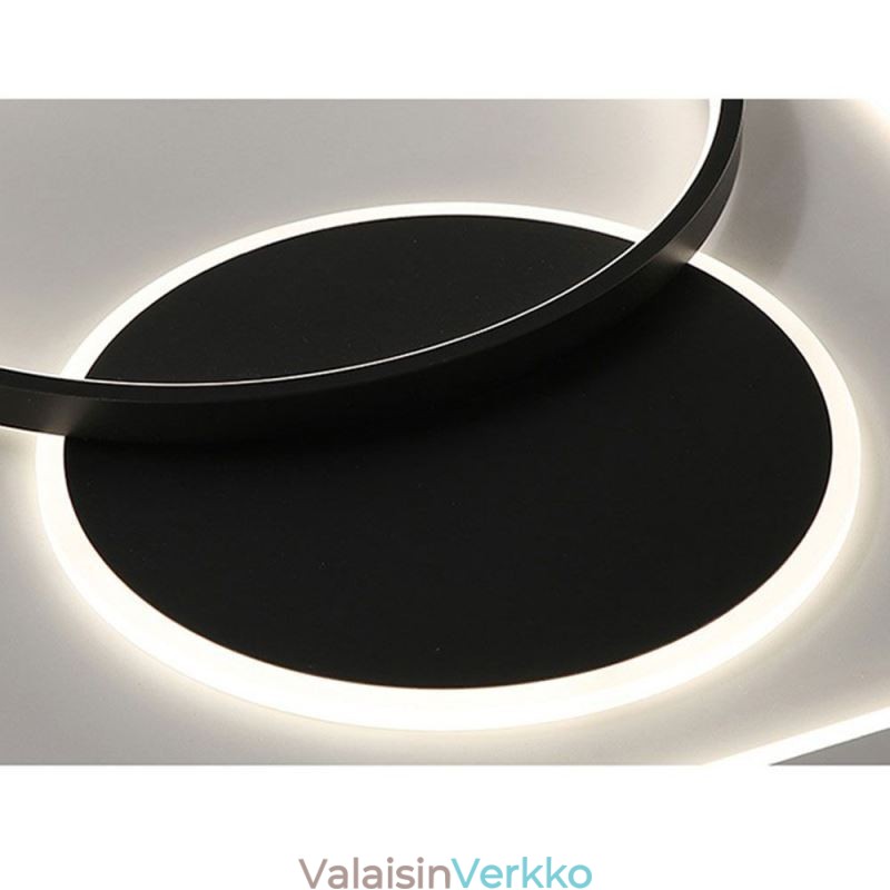 Moderni minimalistinen kattovalaisin pyöreä ja neliönmuotoinen uppoasennettava valaisin