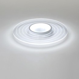 Moderni pyöreä uppoasennus kattovalaisin, minimalistinen valaisin