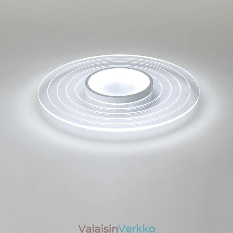 Moderni pyöreä uppoasennus kattovalaisin, minimalistinen valaisin