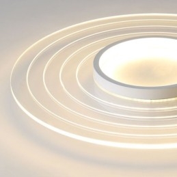 Moderni pyöreä uppoasennus kattovalaisin, minimalistinen valaisin