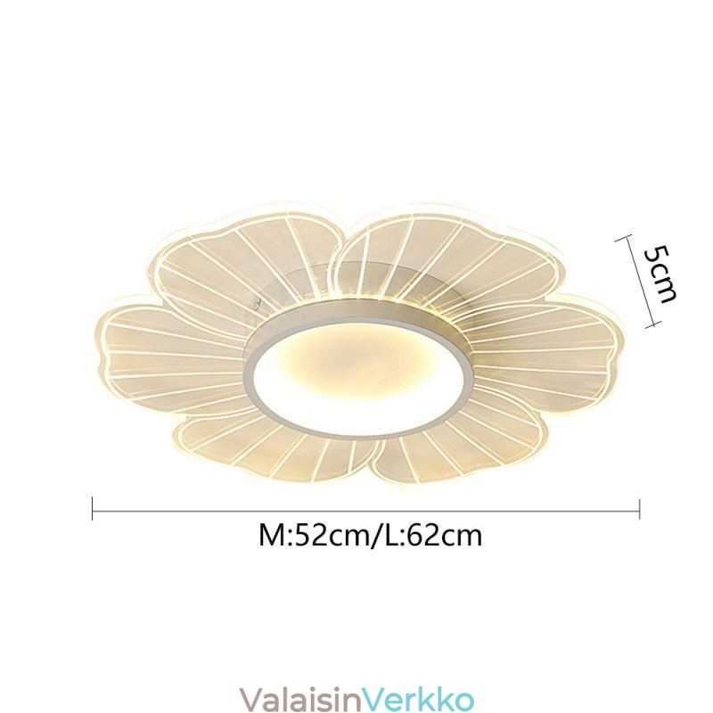Minimalistinen terälehti upotettava kattovalaisin luova sisustusvalaistus