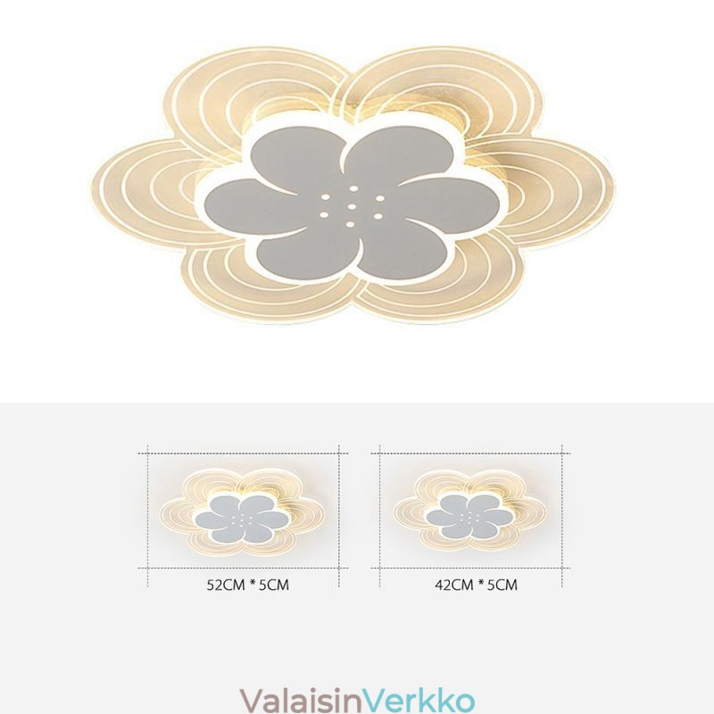 Upea terälehti upotettava kattovalaisin Minimalistinen akryylivalo