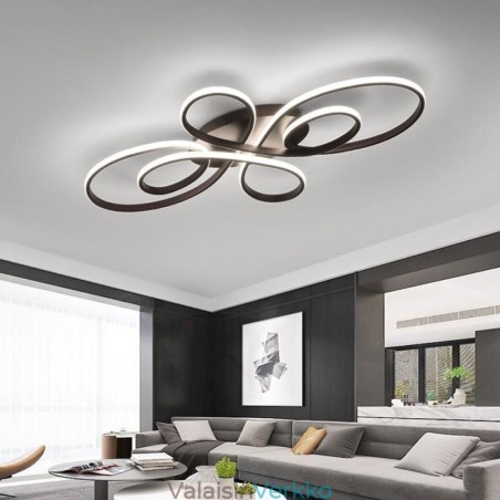 Moderni uppoasennettu kattovalaisin kukkasuunnittelu koristevalaistus