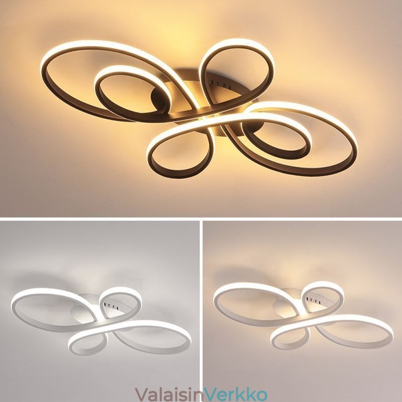 Moderni uppoasennettu kattovalaisin kukkasuunnittelu koristevalaistus