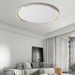Uppoasennettu minimalistinen pyöreä kattovalo