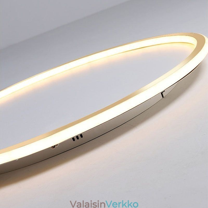 Uppoasennettu minimalistinen pyöreä kattovalo