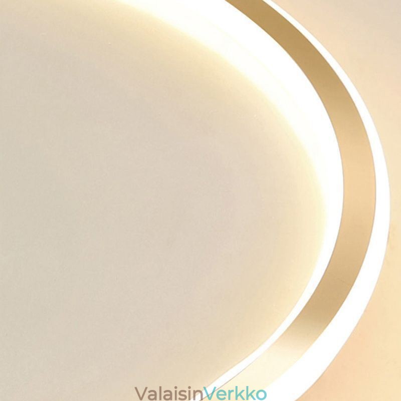 Uppoasennettu minimalistinen pyöreä kattovalo