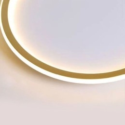 Uppoasennettu minimalistinen pyöreä kattovalo