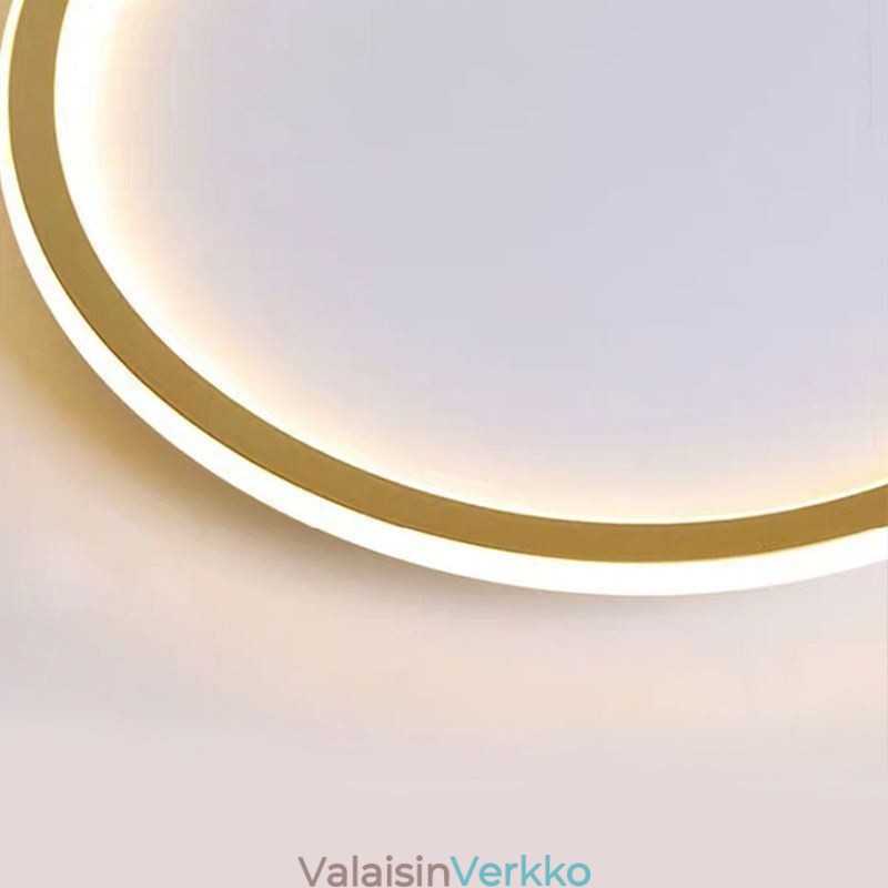 Uppoasennettu minimalistinen pyöreä kattovalo