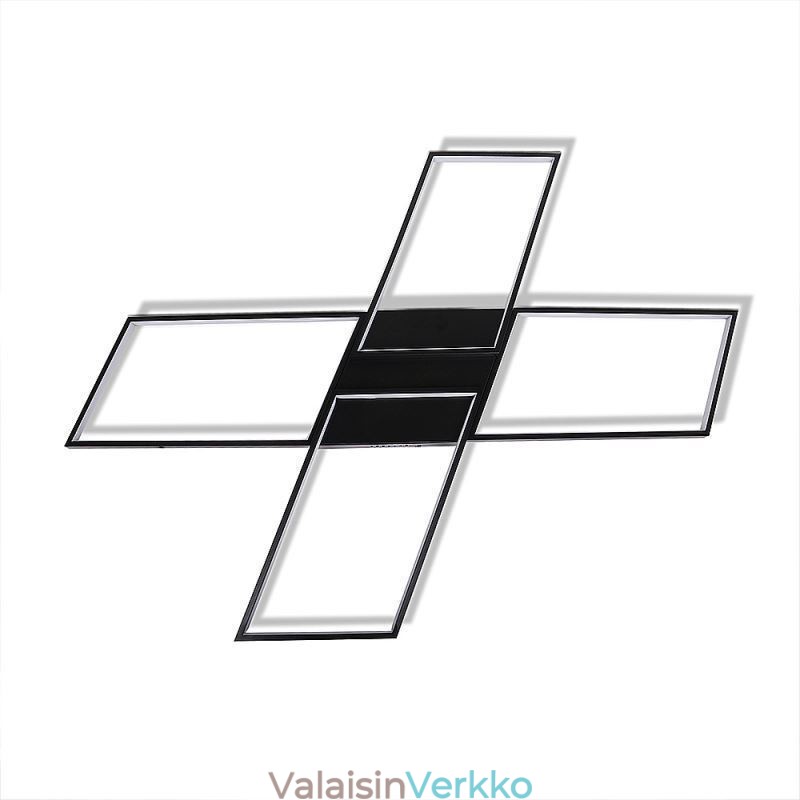 X-muotoinen uppoasennettu minimalistinen akryylikattovalaisin