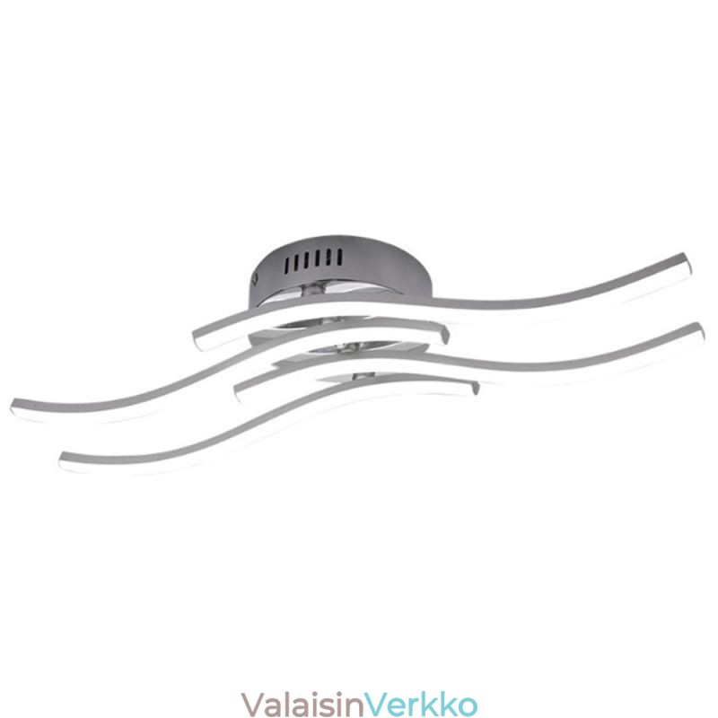 Moderni yksinkertainen uppoasennus akryyli, aaltomainen kattovalo