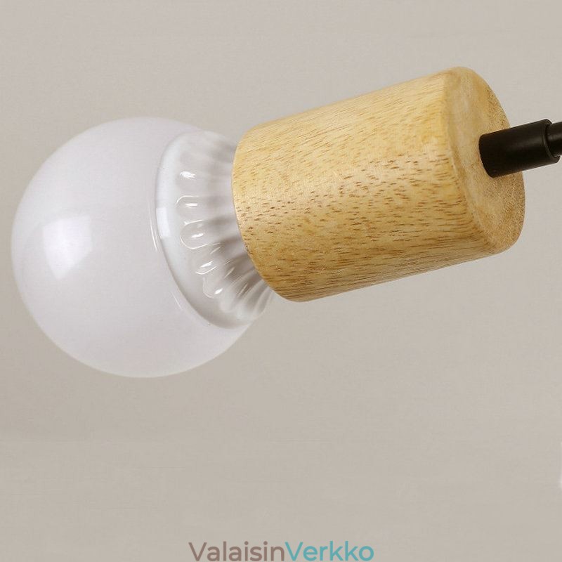 Moderni Magic Beans Flush Mount Wood Branch kattokruunu