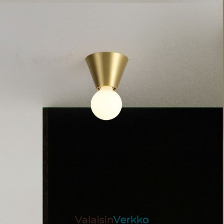 Nordic Brass mini uppoasennus kattovalaisin Nordic Brass mini uppoasennus kattovalaisin