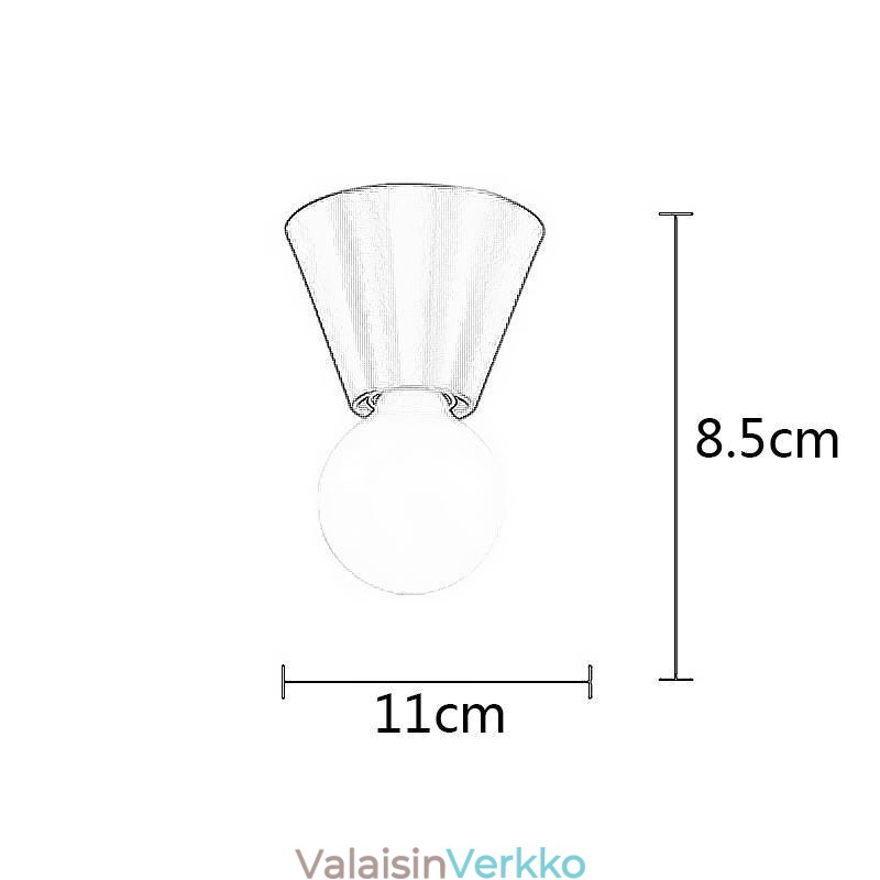 Nordic Brass mini uppoasennus kattovalaisin