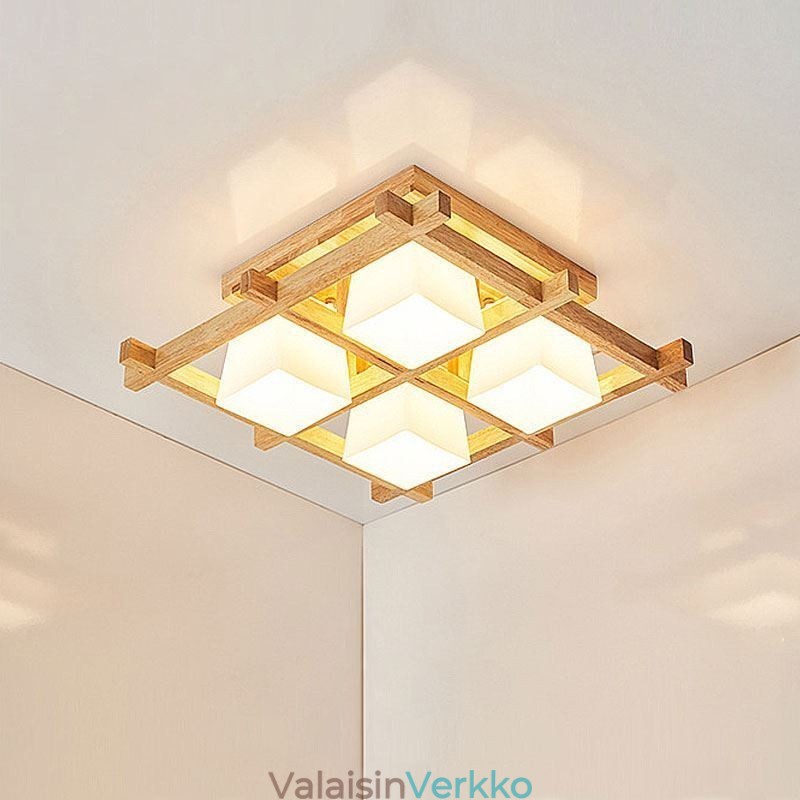 Nordic Square Grid Uppoasennus kattovalaisin Kumipuuvalaisin