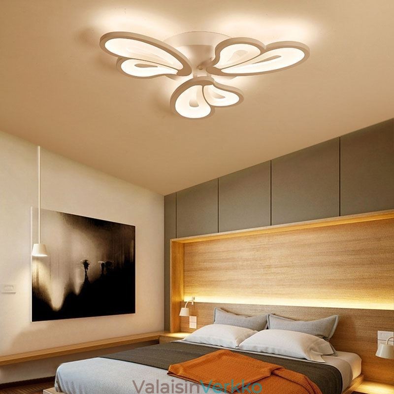 Moderni yksinkertainen uppoasennettava akryyliterälehden muotoinen kattovalaisin