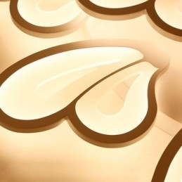 Moderni yksinkertainen uppoasennettava akryyliterälehden muotoinen kattovalaisin