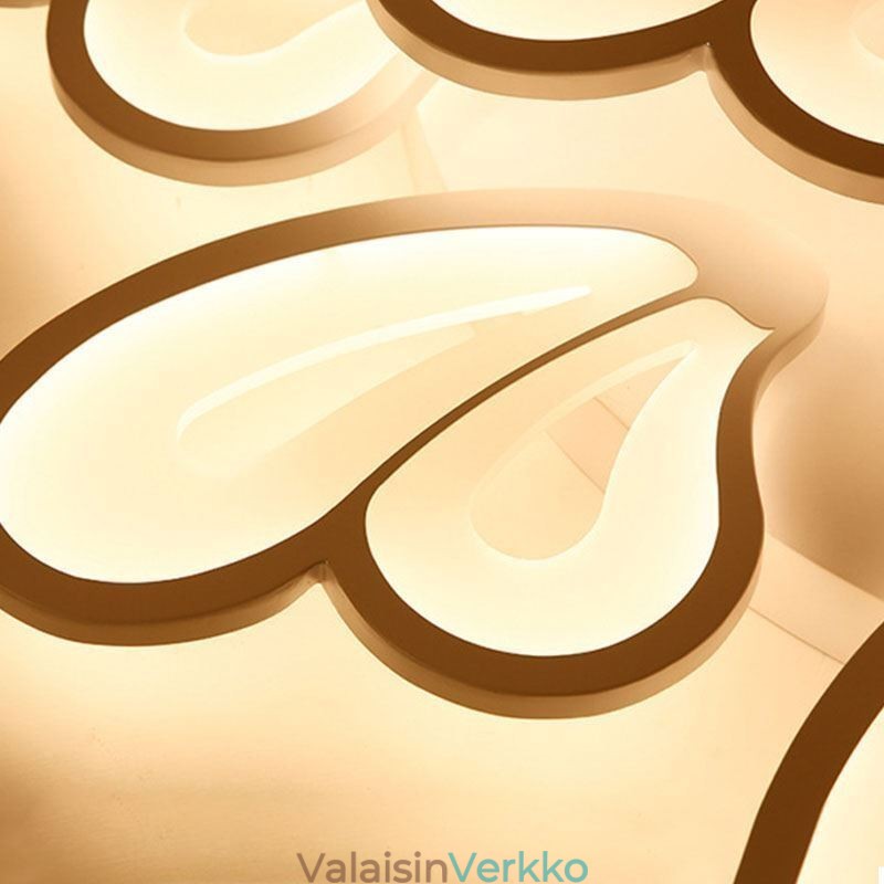 Moderni yksinkertainen uppoasennettava akryyliterälehden muotoinen kattovalaisin