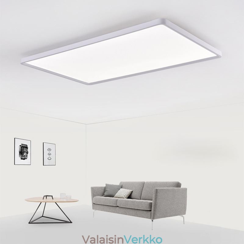 Nordic Panel Light uppoasennus Superohut Valkoinen kattovalo