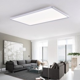 Nordic Panel Light uppoasennus Superohut Valkoinen kattovalo