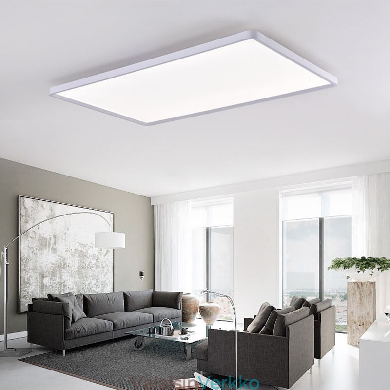 Nordic Panel Light uppoasennus Superohut Valkoinen kattovalo