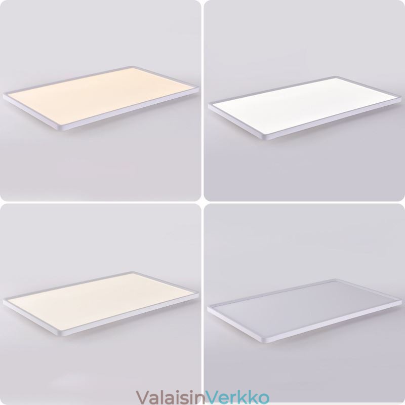 Nordic Panel Light uppoasennus Superohut Valkoinen kattovalo