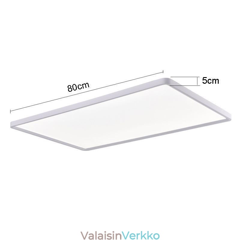 Nordic Panel Light uppoasennus Superohut Valkoinen kattovalo
