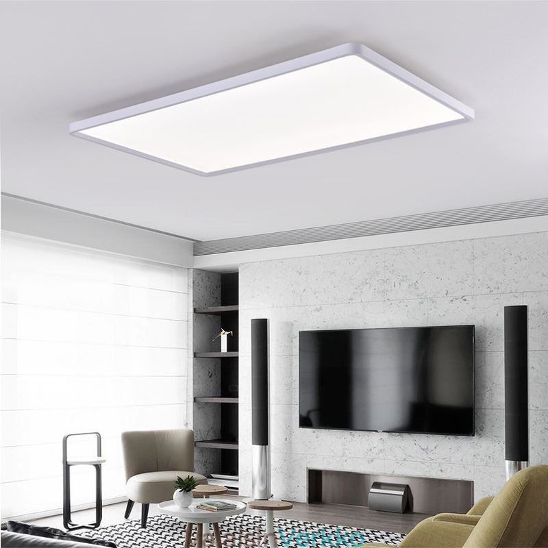 Nordic Panel Light uppoasennus Superohut Valkoinen kattovalo