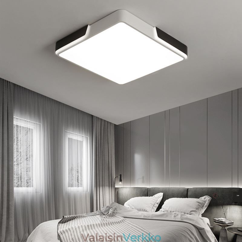 Moderni yksinkertainen uppoasennettava pyöreä kattovalo