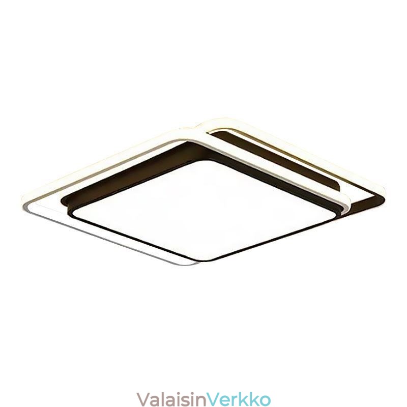 Moderni yksinkertainen uppoasennettava geometrinen kattovalaisin neliönmuotoinen lamppuvalo