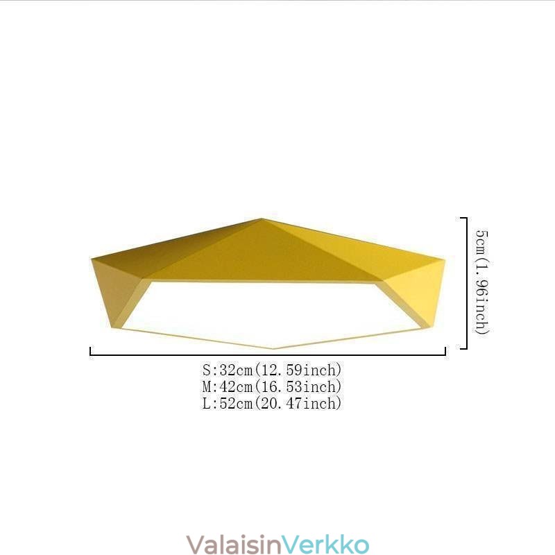 Moderni uppoasennettava Diamond Design kattovalaisin Ultraohut kodin valaisin