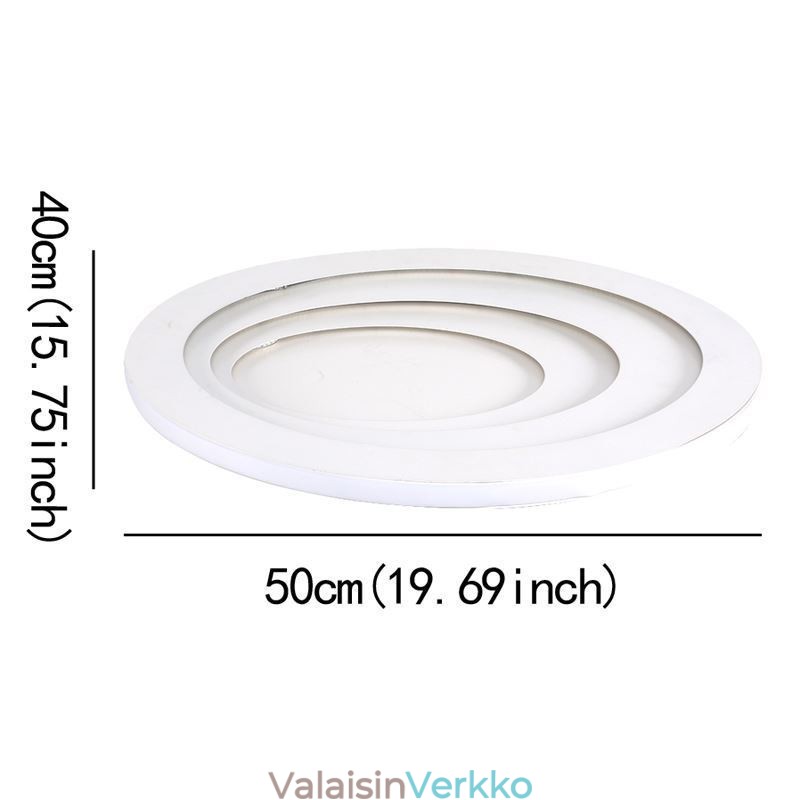 Moderni uppoasennettu vesipisaraterassi kattovalaisin sivulta valaiseva valaisin