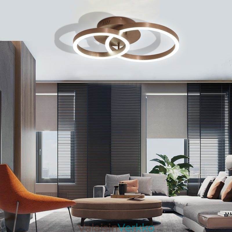 Moderni yksinkertainen uppoasennus Creative Ceiling Light Lämmin valaisin