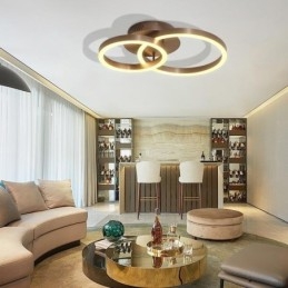 Moderni yksinkertainen uppoasennus Creative Ceiling Light Lämmin valaisin