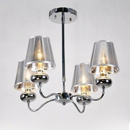imumModern nykyaikainen mini-tyylinen galvanoitu metallikattokruunu riippuvalaisin upotettava ruokailutila